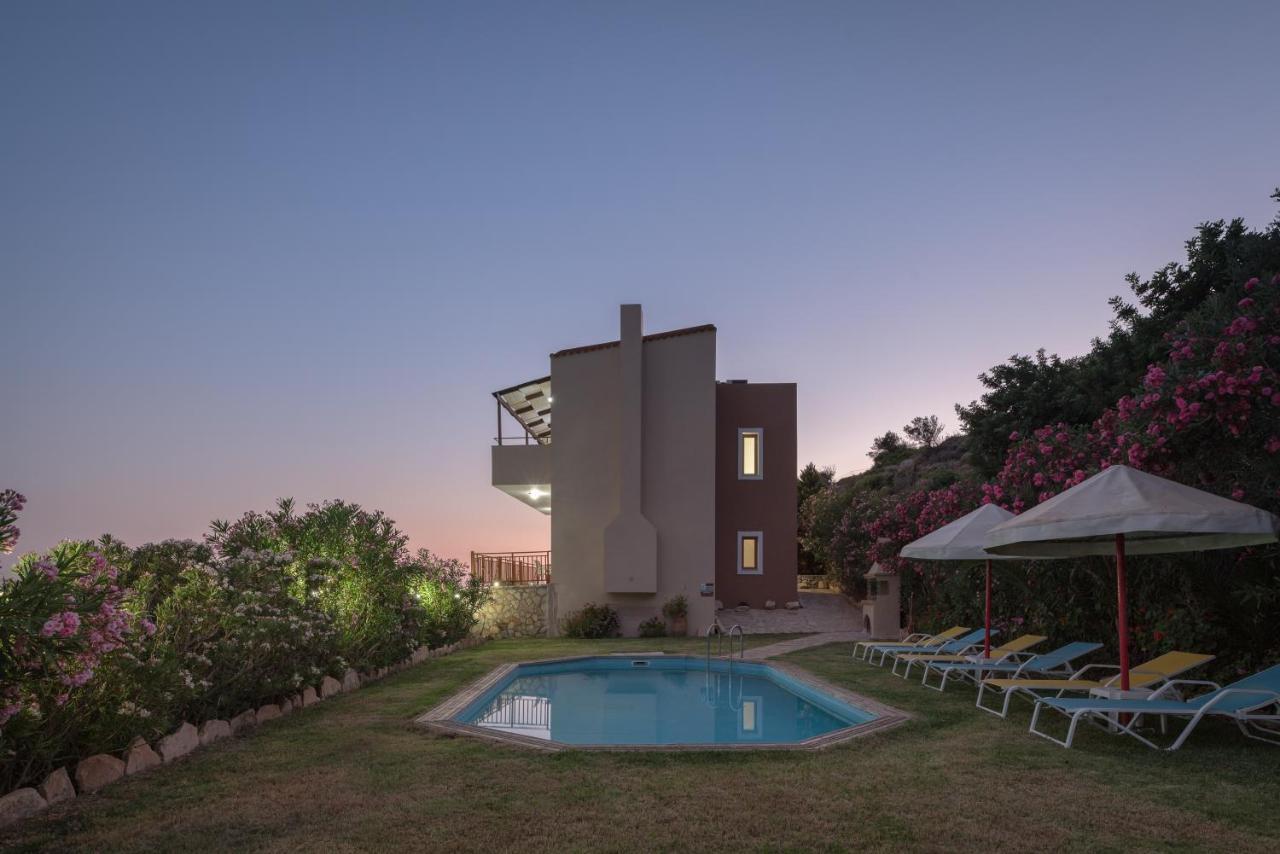 Triopetra Luxury Villas Panagia Bagian luar foto