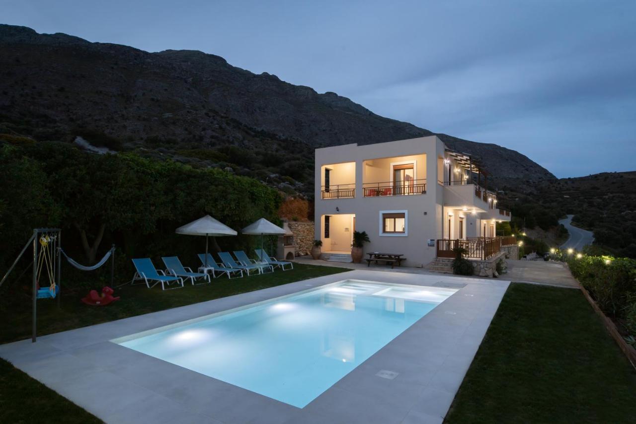 Triopetra Luxury Villas Panagia Bagian luar foto