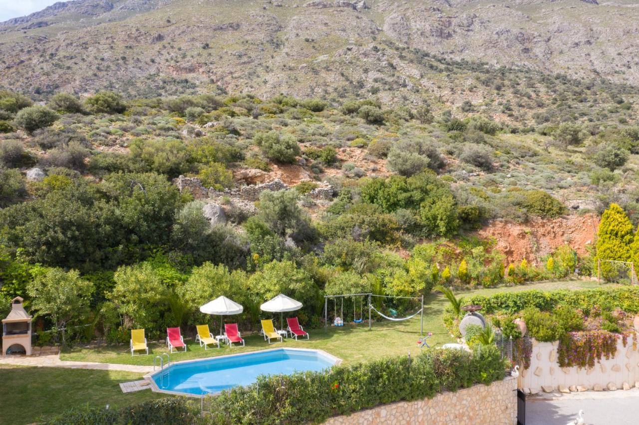 Triopetra Luxury Villas Panagia Bagian luar foto